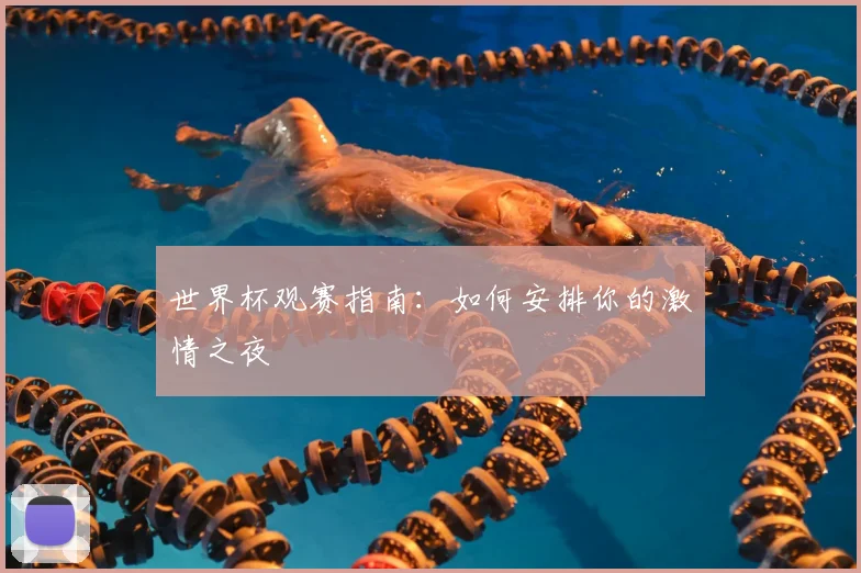世界杯观赛指南:如何安排你的激情之夜
